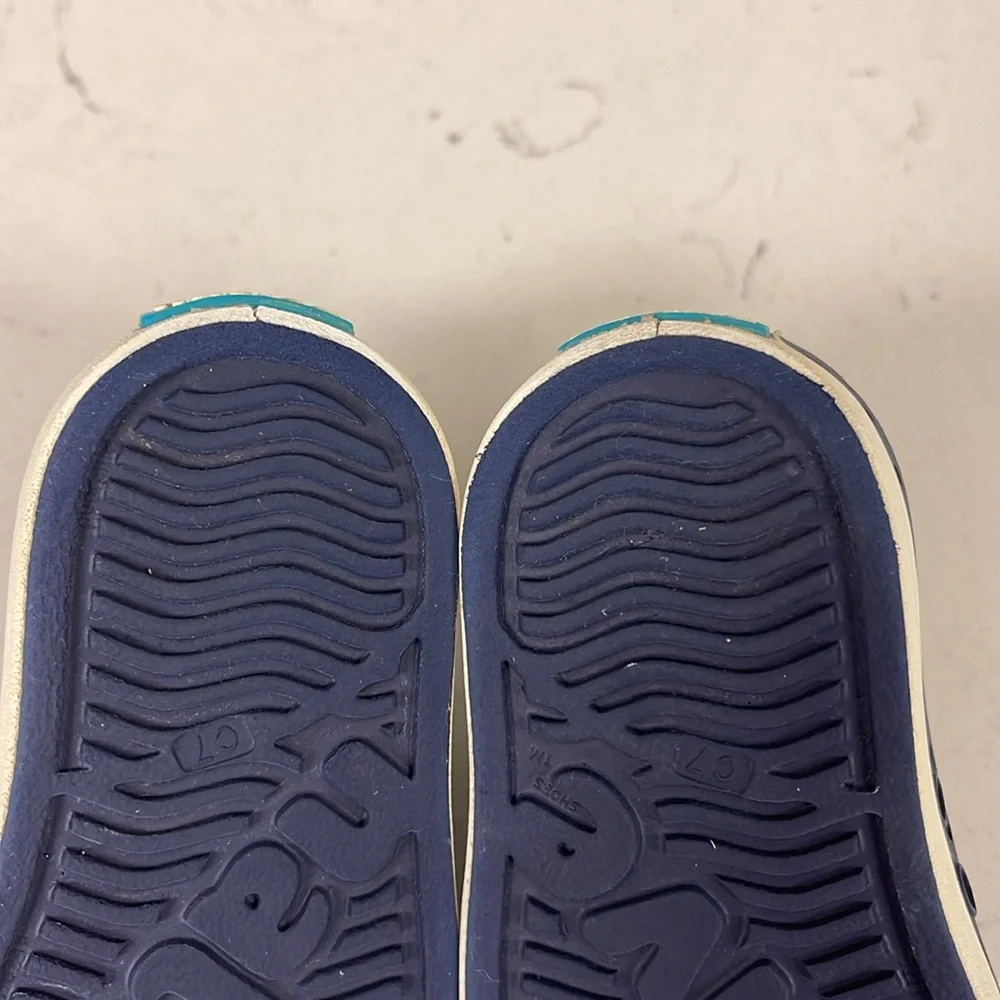Native Jefferson Slip-on Sneakers Toddler/Little Kid Water Shoe Navy Blue Size 7